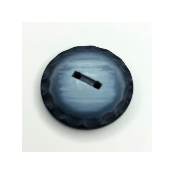 Knopf - matt - 28 mm - jeansblau